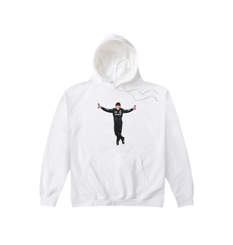 Arctic White George T Pose Hoodie