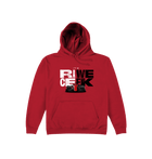 Fire Red It's Rawe Ceek Hoodie