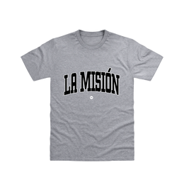 RS Sports Grey La MisiÛn - Varsity T Shirt