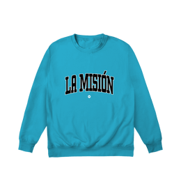 Turquoise Surf La MisiÛn - Varsity Sweatshirt