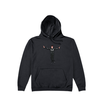 Jet Black George T Pose Hoodie