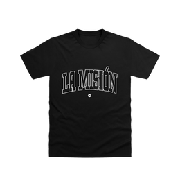 Black La MisiÛn - Varsity Black T Shirt