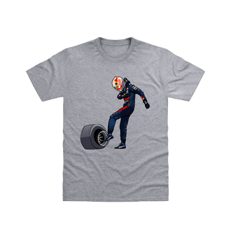 Ringspun Sport Grey Can I Kick It? T Shirt