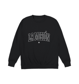 Jet Black La MisiÛn - Varsity Black Sweatshirt