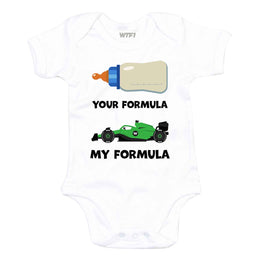Your Formula, My Formula Baby Grow - Green