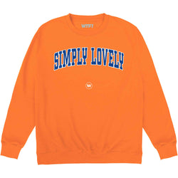 Simply Lovely! Orange Varsity Sweatshirt