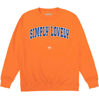 Simply Lovely! Orange Varsity Sweatshirt