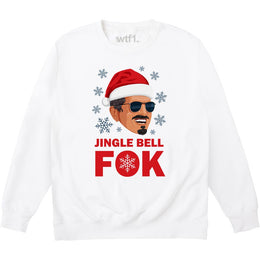 Jingle Bell Fok White Sweatshirt